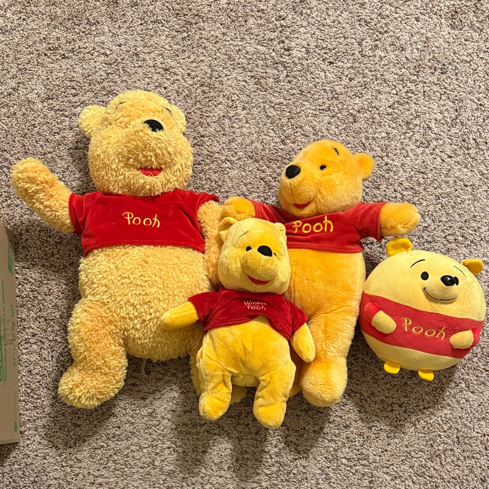 Disney Pooh Plush Toy Collection